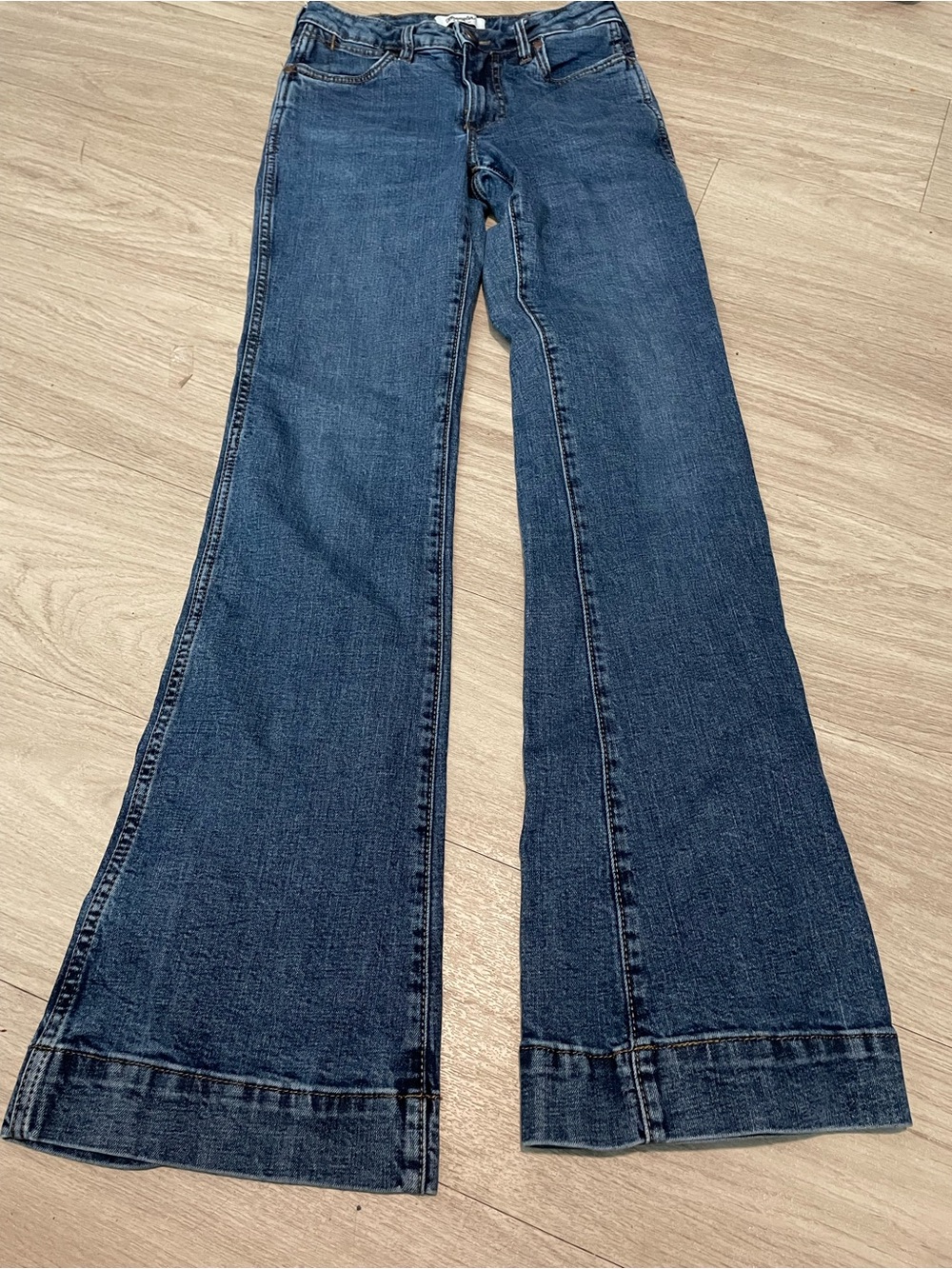 Wrangler Women's Dark Blue Flare Jeans